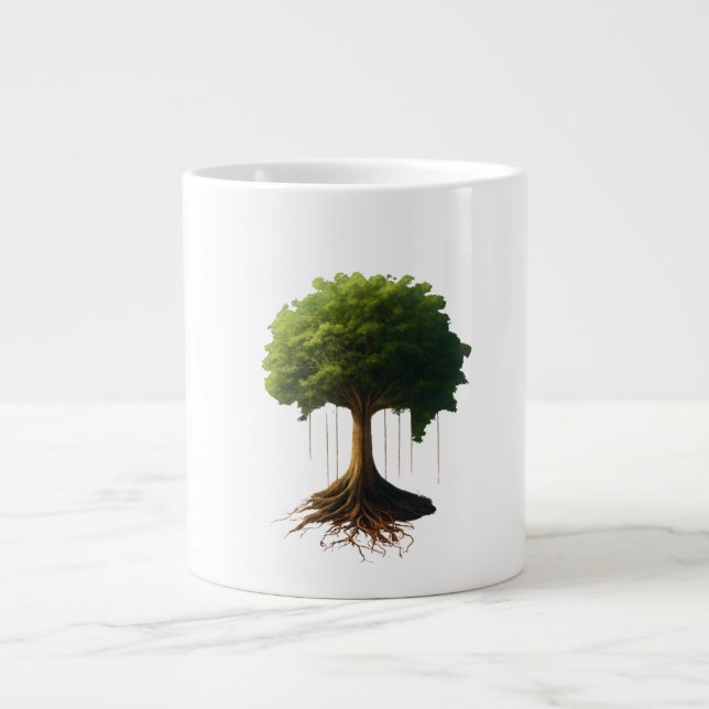 Silhouette Strength: Jumbo Mug Design (Front)
