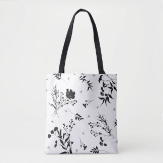 Silhouette tote bag