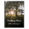 Silhouette Trees And Sunlight Wedding Plans Book