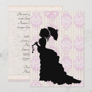 Silhouette victorienne Debutante Ball Invitation