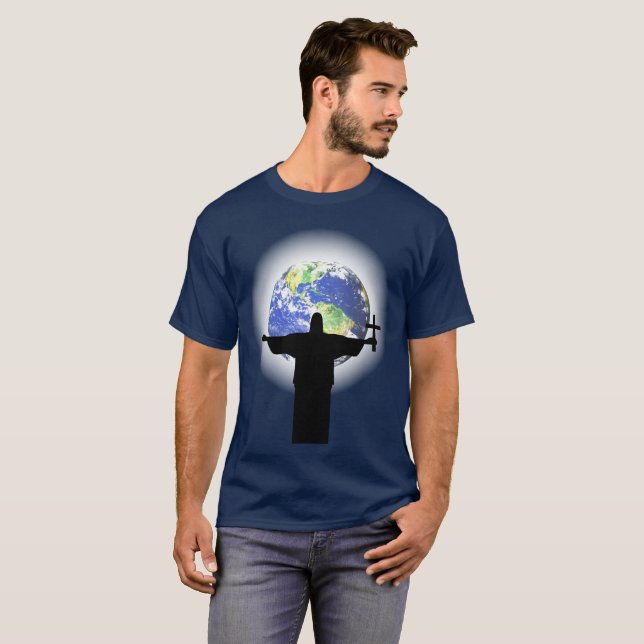 Silhouette with a cross T-Shirt (Front Full)