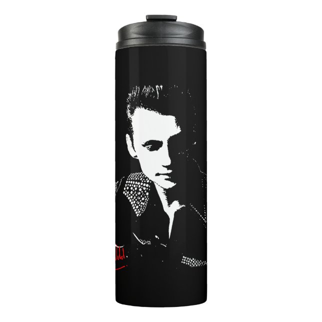 Silhouette with Autograph Thermal Tumbler (Front)