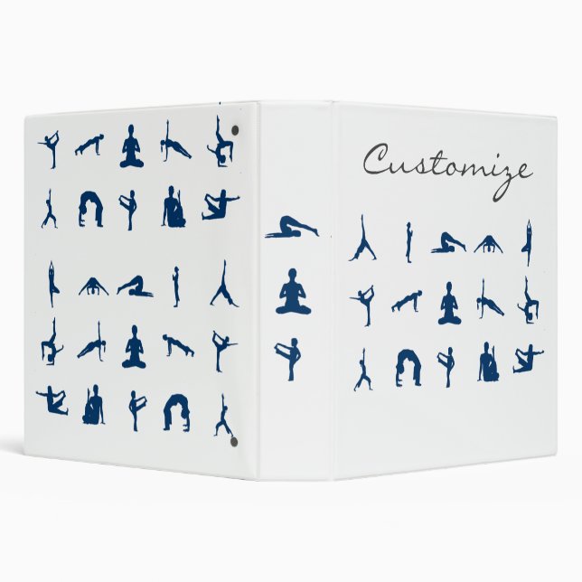 Silhouette Yoga Poses Thunder_Cove Binder (Background)