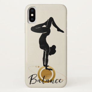 Silhouette yoga upside down handstand balance zen Case-Mate iPhone case