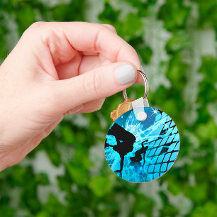 Silhouetted Dancers Keychain