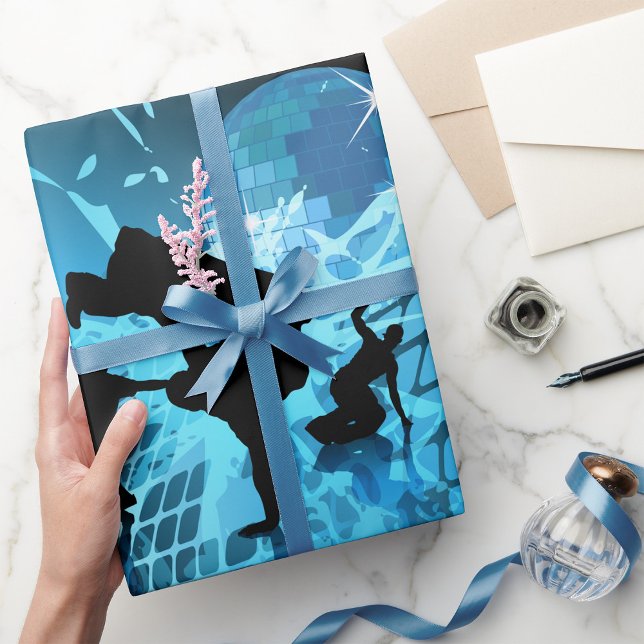 Silhouetted Dancers Wrapping Paper (Creator Uploaded)