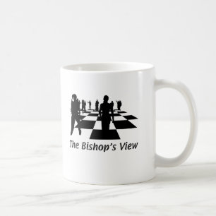 Silhouettes - Chess - Bishops View Coffee Mug