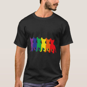 Silhouettes Chihuahua Dog Lovers T-Shirt
