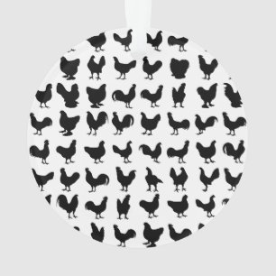 Silhouettes de poulet
