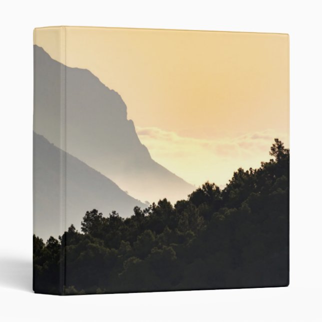 Silhouettes of Mountains Binder (Front/Spine)