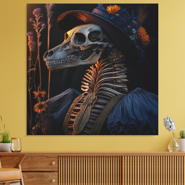 Silhouettes of the Afterlife 00 Canvas Print (Insitu(LivingRoom))