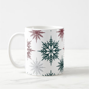 Silhouettes Pattern Christmas Mug   Modern Holiday