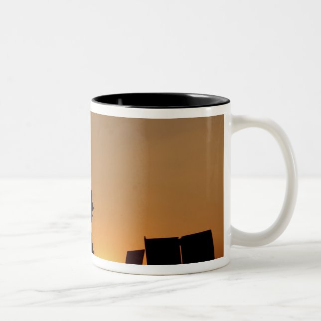 Silhouettes Two-Tone Coffee Mug (Right)
