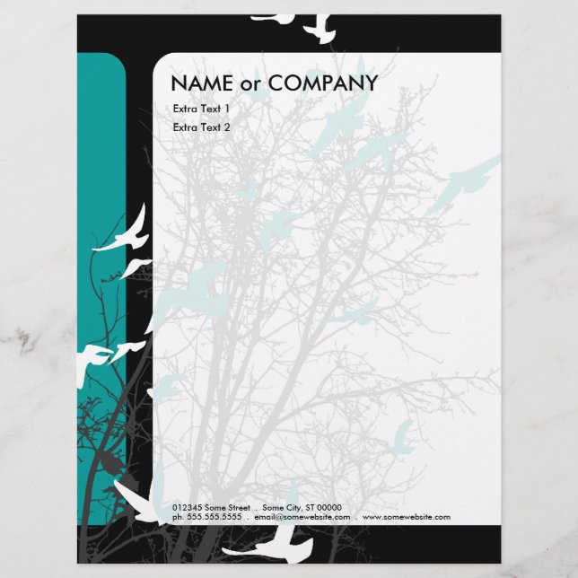 silhouscreen birds letterhead (Front)