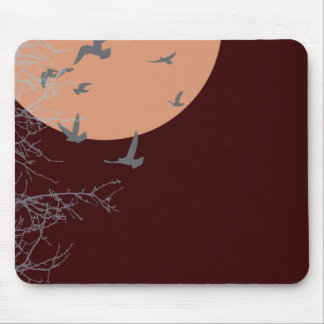 silhouscreen birds mouse pad