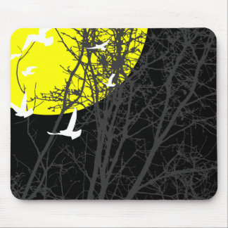 silhouscreen birds mouse pad