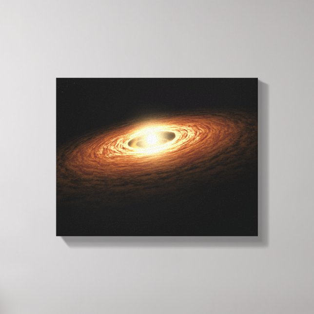 Silicate Crystal Formation Canvas Print (Front)