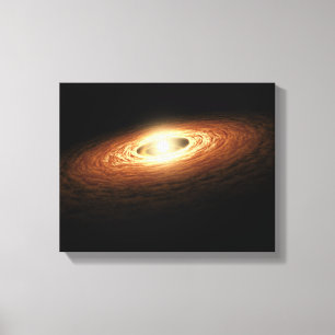 Silicate Crystal Formation Canvas Print