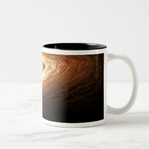 Silicate Crystal Formation Two-Tone Coffee Mug