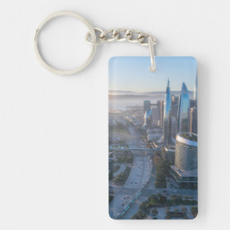Silicon Valley City Dawn 2026 Keychain