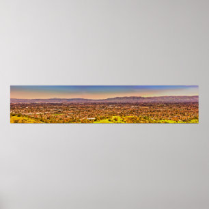 Silicon Valley/Cupertino Panoramic View Print