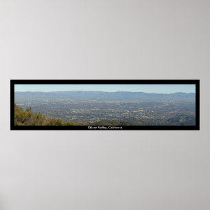 Silicon Valley Panoramic View Print