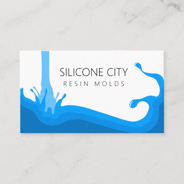Silicone Themed Business Card (Front)