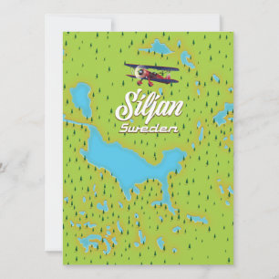 Siljan Lake Sweden map