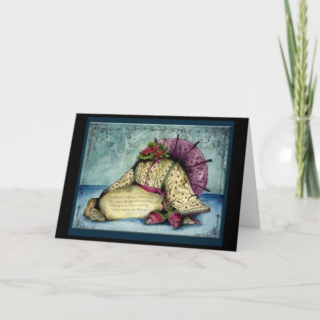 Silk 12th year Wedding Anniversary gift card (Front)