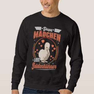 Silk Chicken Girls Silkie Chicken Silk Chicken Sweatshirt