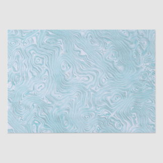 Silk Moire Pattern in Bright Aqua Tissue Paper