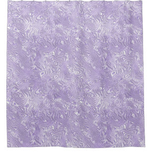 Silk Moire Small Pattern in Lilac Lavender