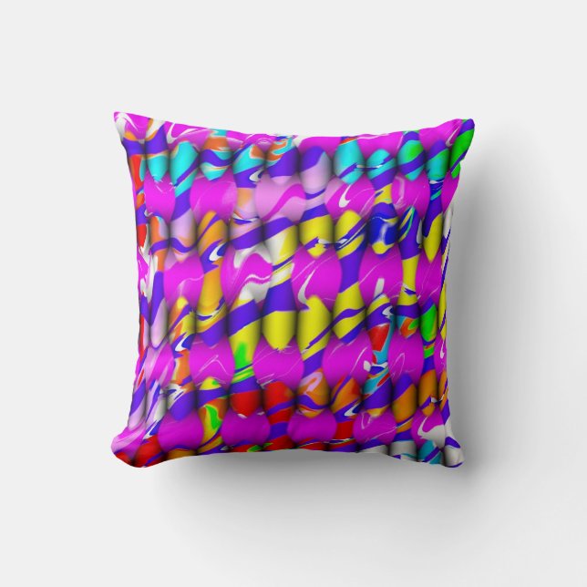 silk road series m2 throw pillow (Front)