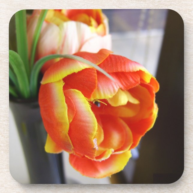 Silk Tulip Coaster (Front)