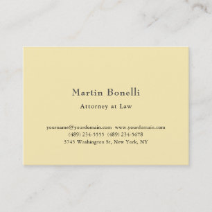 Silk Unique Classic Personalized Custom Jane Cream Business Card
