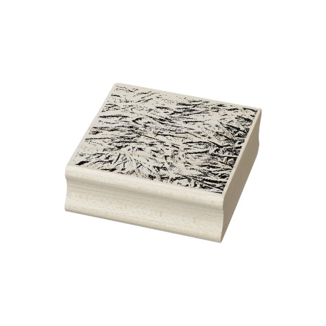 Silk Weave Textured Design Rubber Stamp (Stamp)