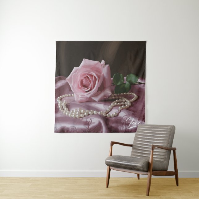 Silken Rose Tapestry (In Situ)
