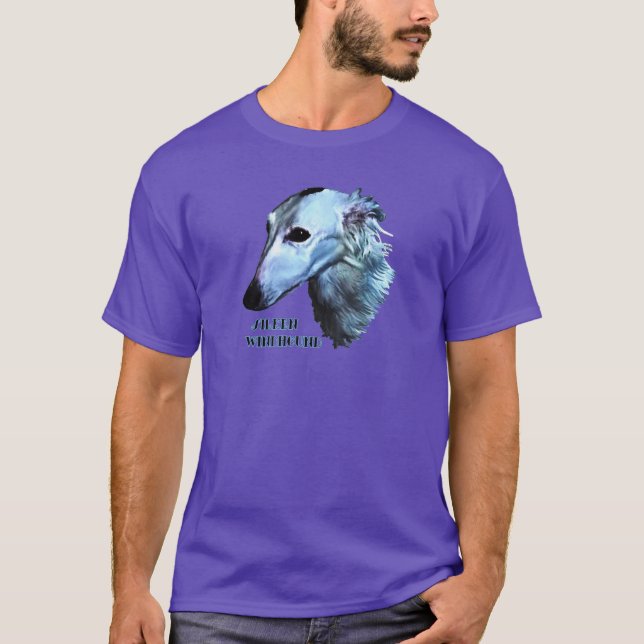 Silken Windhound Blues T-Shirt (Front)