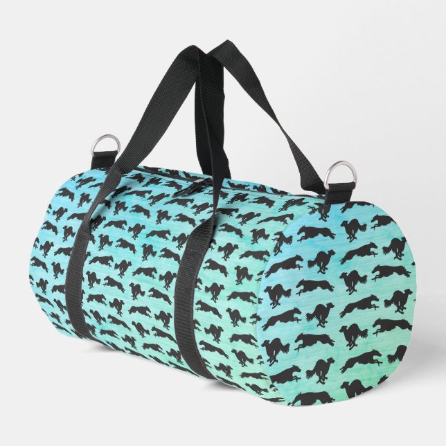 Silken Windhound  Duffle Bag (Left Corner)