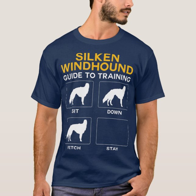 Silken Windhound Guide To Training Dog Obedience T-Shirt (Front)