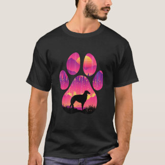 Silken Windhound Paw Mom Dad Dog Women Men T-Shirt