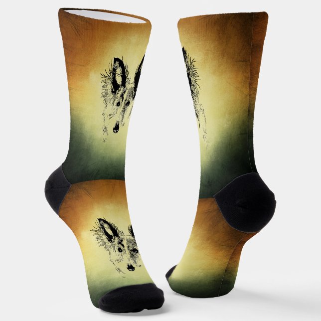 Silken Windhound Socks (Angled)