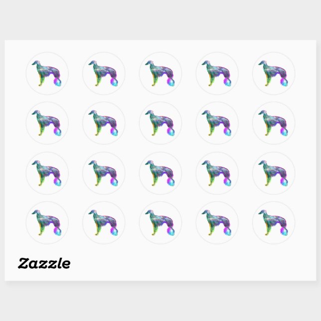 Silken Windhound Stickers (Sheet)