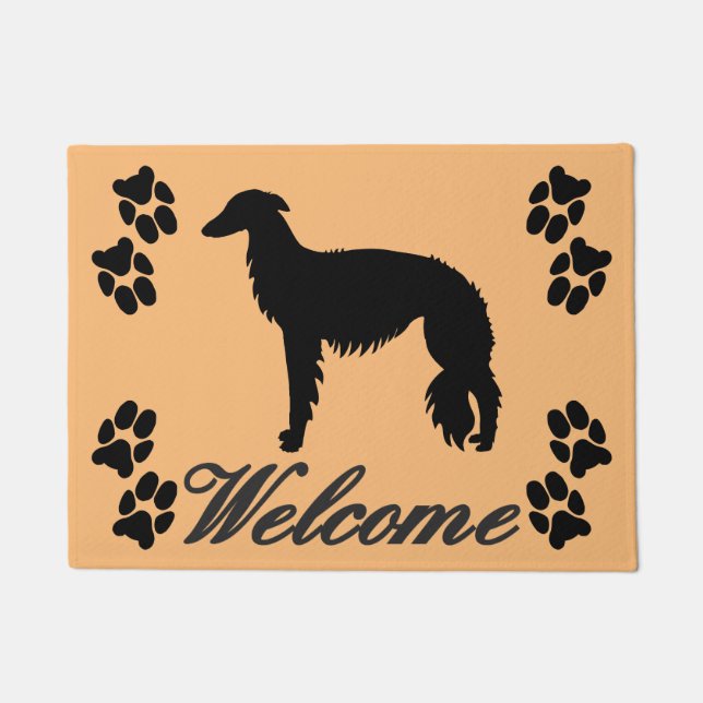 Silken Windhound - Welcome Doormat (Front)