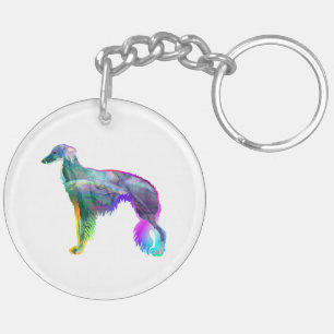 Silken Windhound - Wispy Silken Keychain