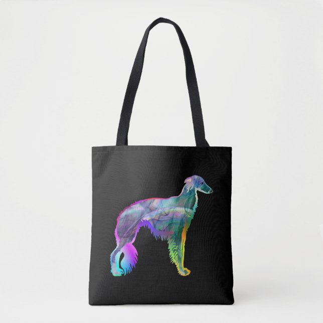 Silken Windhound - Wispy Tote Bag (Front)