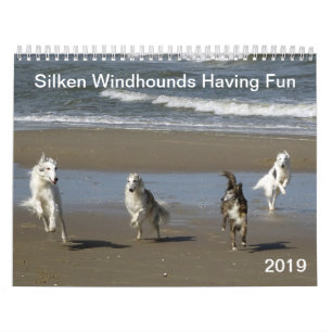 Silken Windhounds Having Fun 2019 Calendar
