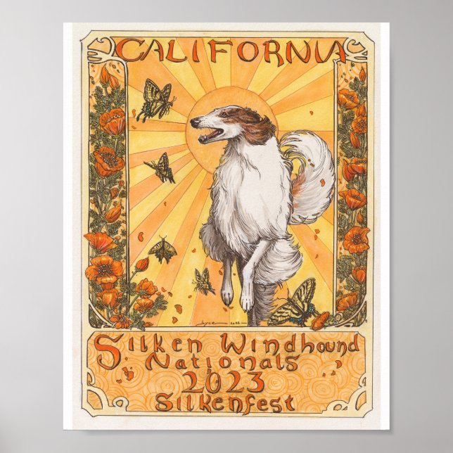 Silkenfest 2023 poster (Front)