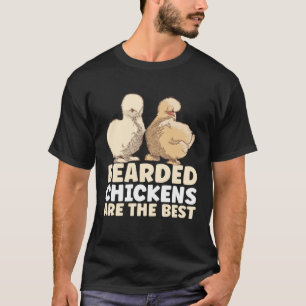 Silkie Chicken Animal Silky Farming Chinese Silkie T-Shirt