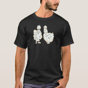 Silkie Chicken Chick Animal Fluffy Chicken Cute T-Shirt